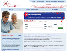 Tablet Screenshot of medicaresupplementcenter.com